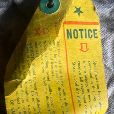 Vintage Cloth Dekalb Seed Bags