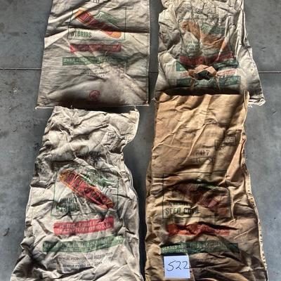Vintage Cloth Dekalb Seed Bags