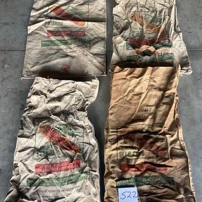 Vintage Cloth Dekalb Seed Bags