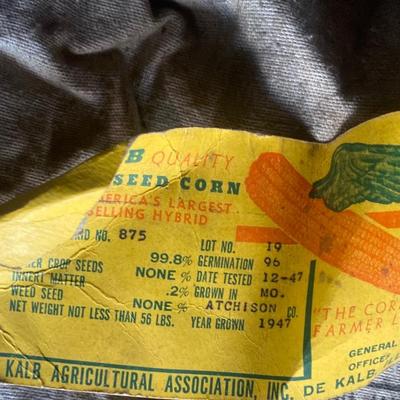 Vintage Cloth Dekalb Seed Bags