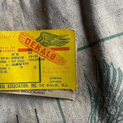 Vintage Cloth DeKalb Corn Seed Bags