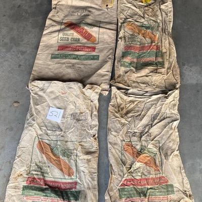 Vintage Cloth DeKalb Corn Seed Bags