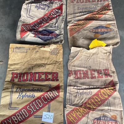 Vintage Cloth and Paper Pioneer Seed Bags