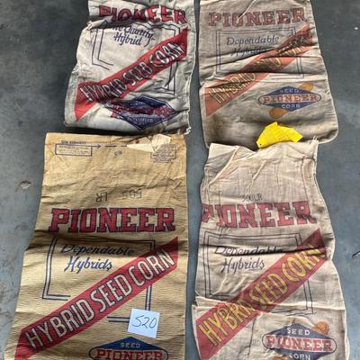 Vintage Cloth and Paper Pioneer Seed Bags