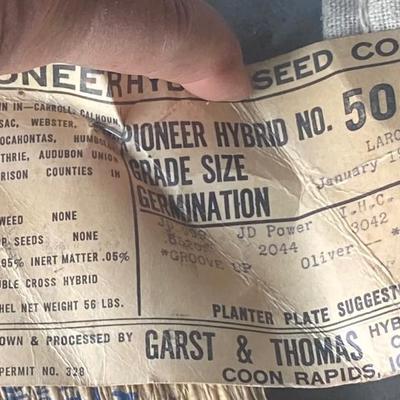 Vintage Cloth and Paper Pioneer Seed Bags
