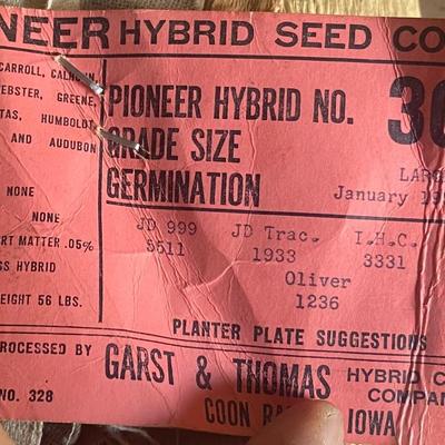 Vintage Cloth and Paper Pioneer Seed Bags