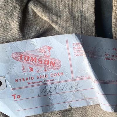 Vintage Cloth Tomson Seed Bags