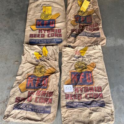 Vintage Cloth KFU Seed Bags