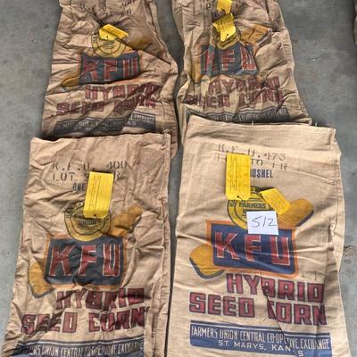 Vintage Cloth KFU Seed Bags