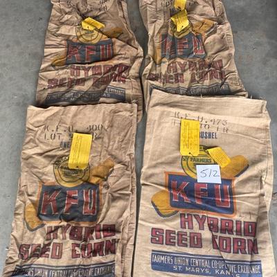 Vintage Cloth KFU Seed Bags