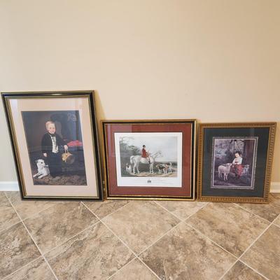 3 Framed Prints Wall Decor