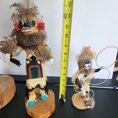 3 Native American Kachina doll Signed