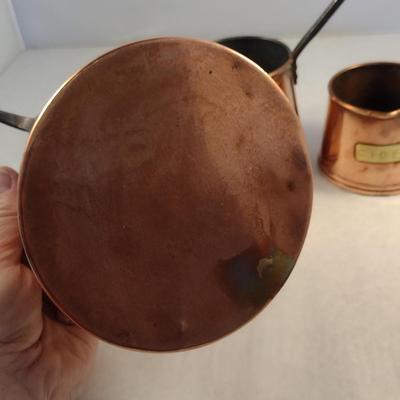 Collection of Vintage Copper Cider Dippers