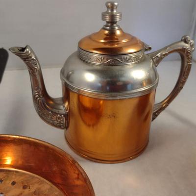 Collection of Copper Kitchen Ware