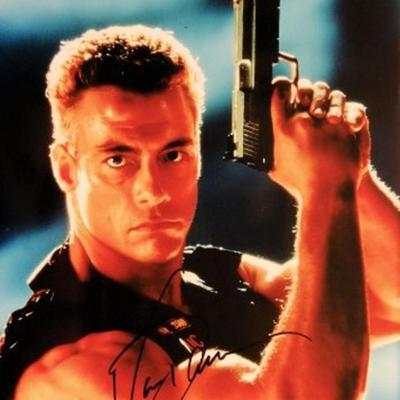 Jean-Claude Van Damme signed movie photo 