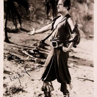 Douglas Fairbanks signed movie still photo 