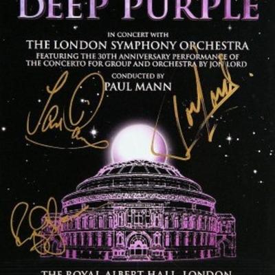 Deep Purple signed tour book