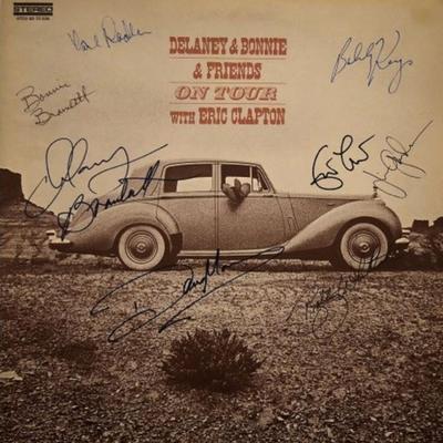 Delaney & Bonnie & Friends signed album 