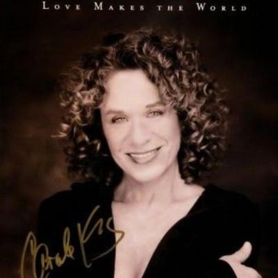 Carole King signed music book