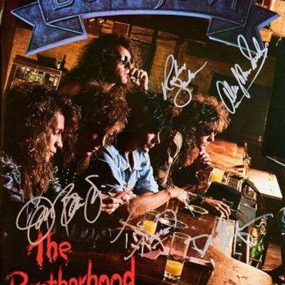Bon Jovi signed tour book