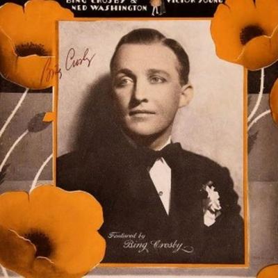 Bing Crosby signed sheet music