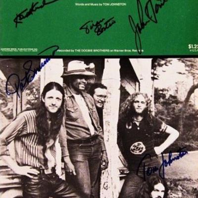 The Doobie Brothers signed sheet music