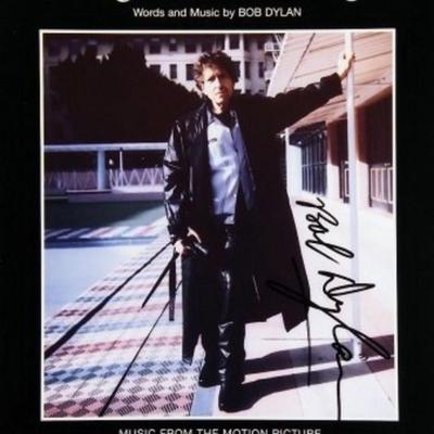 Bob Dylan signed sheet music