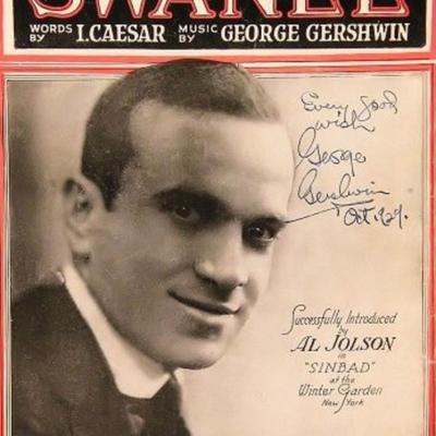 George Gershwin signed sheet music