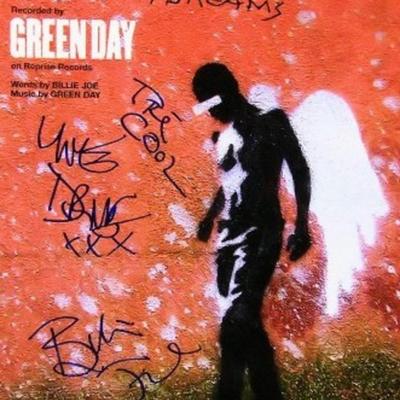 Green Day signed sheet music