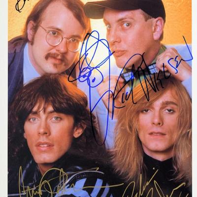 Cheap Trick signed promo photo