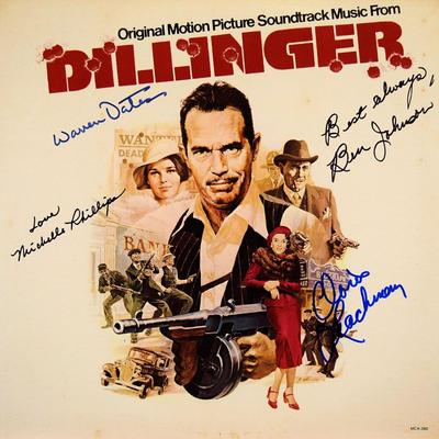 Dillinger signed movie soundtrack