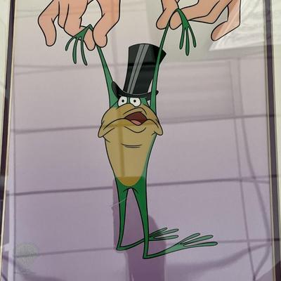 Michigan J. Frog Looney Tunes Ltd- ed framed sericel