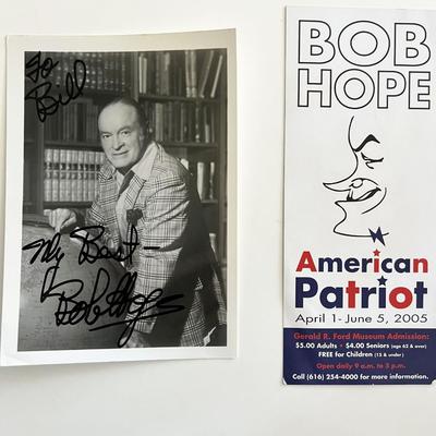 Bob Hope signed photo