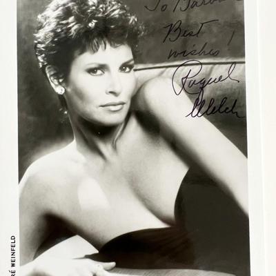 Raquel Welch signed photo