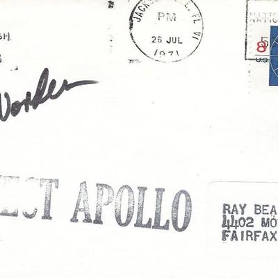 Project Apollo Al Worden
signed cover