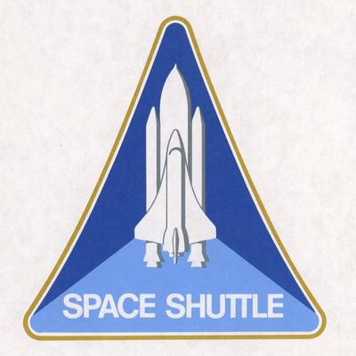 Space Shuttle vintage decal