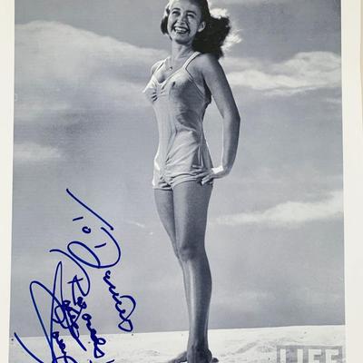 Jane Powell signed photo