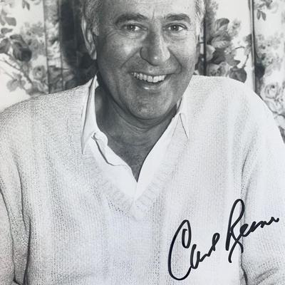 Carl Reiner signed photo. GFA Authenticated
