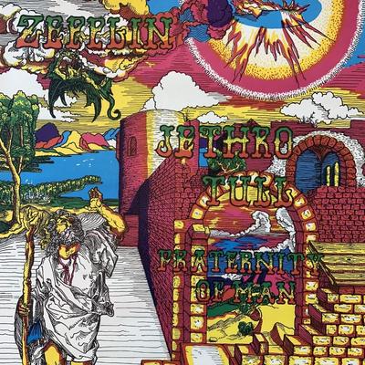 Led Zeppelin/ Jethro Tull Fraternity Of Man concert poster