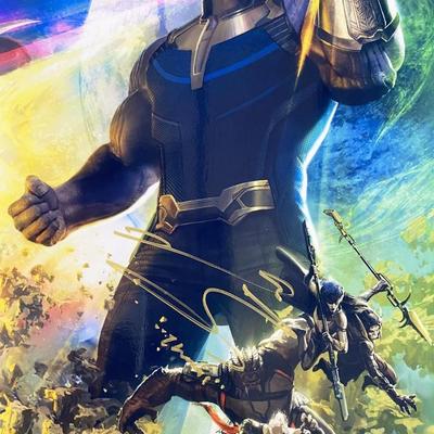Marvel Thanos Josh Brolin signed photo