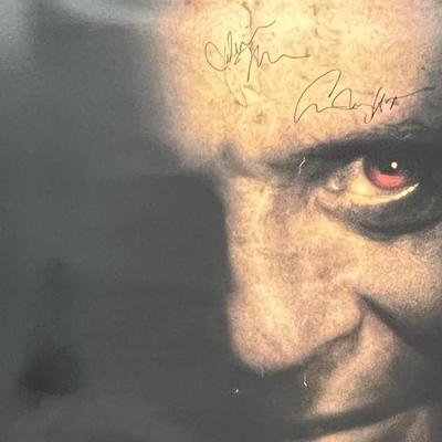 Hannibal signed movie poster 