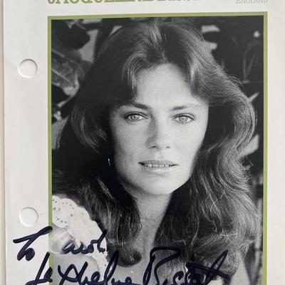 Jacqueline Bisset signed cover 