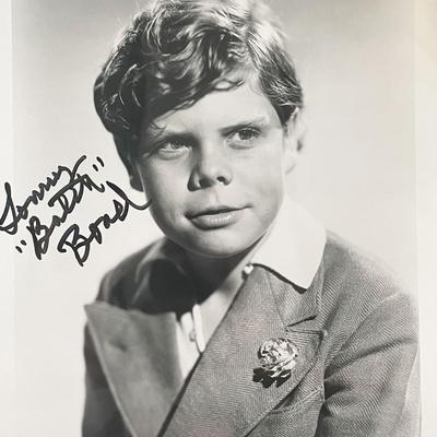 Our Gang Tommy Bond signed photo