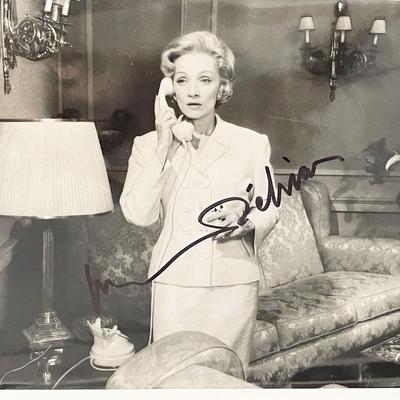 Marlene Dietrich signed photo