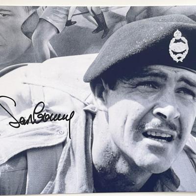 Sean Connery signed photo 