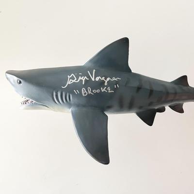 Jaws 2 Gigi Vorgan signed shark. JSA 