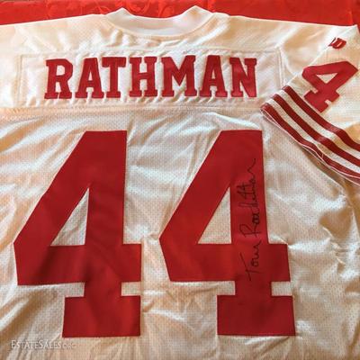 NEW! Signed RATHMAN # 44 JERSEY 