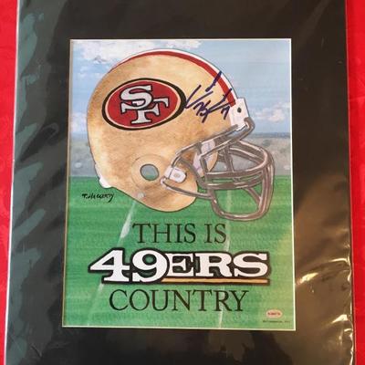 "THIS IS 49ers COUNTRY"  HAND SIGNED By Colin Kaepernick PRINT
