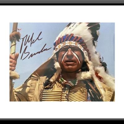 Blazing Saddles Mel Brooks signed movie photo