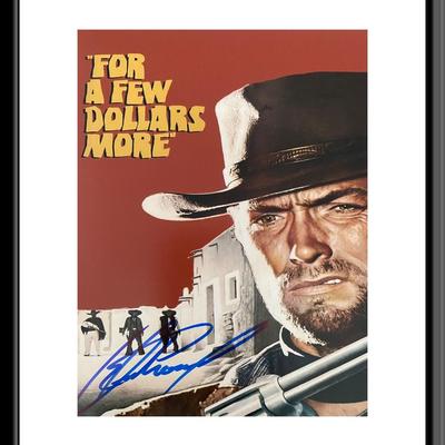 For a Few Dollars More Clint Eastwood signed movie photo